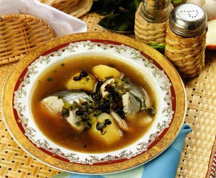 суп из форели с картофелем